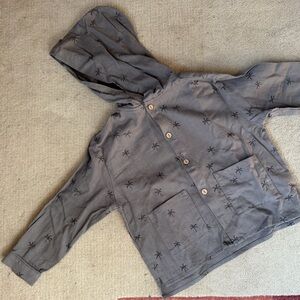 Rylee + Cru Gray Hooded Jacket